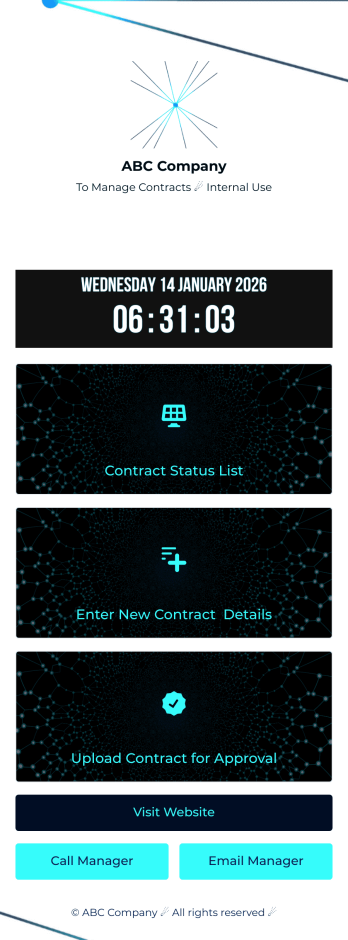 Contract App Template