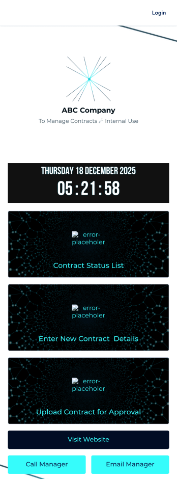 Contract App Template