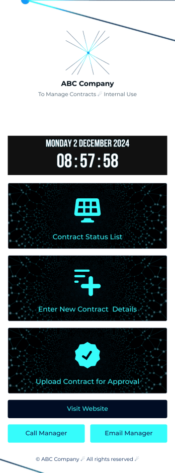 Contract App Template