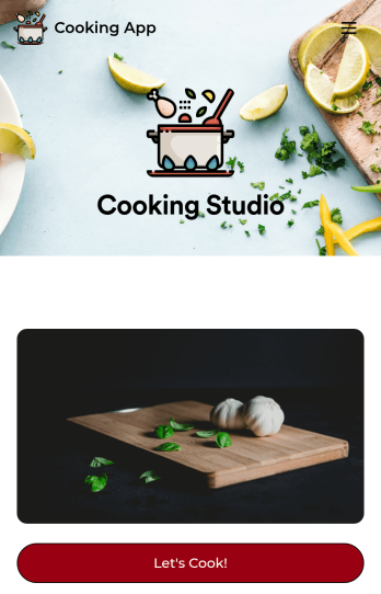 Cooking App Template
