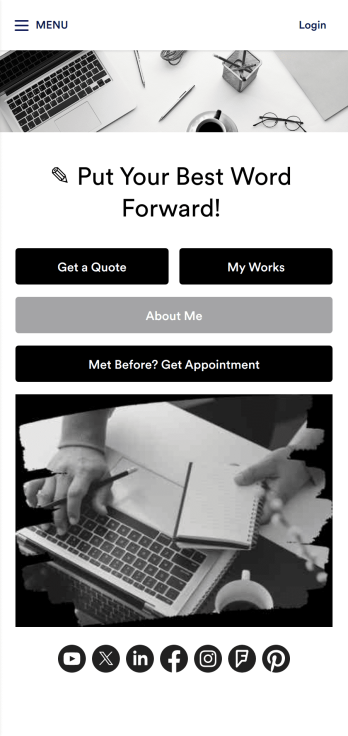 Copywriter App Template