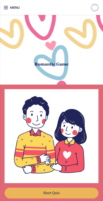 Couple Quiz App Template
