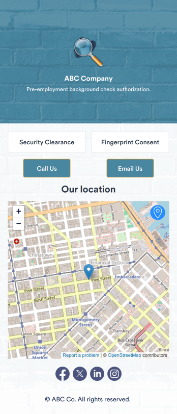 Criminal Records App Template