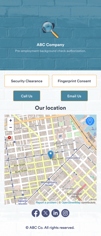 Criminal Records App Template