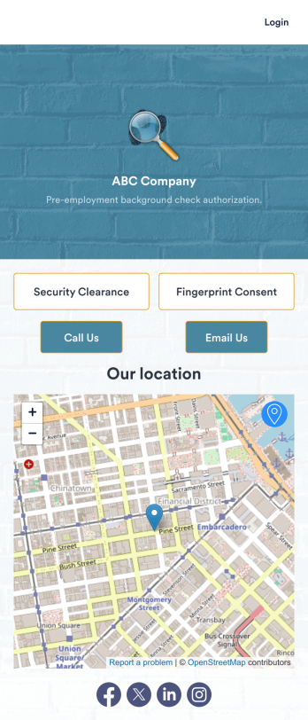 Criminal Records App Template