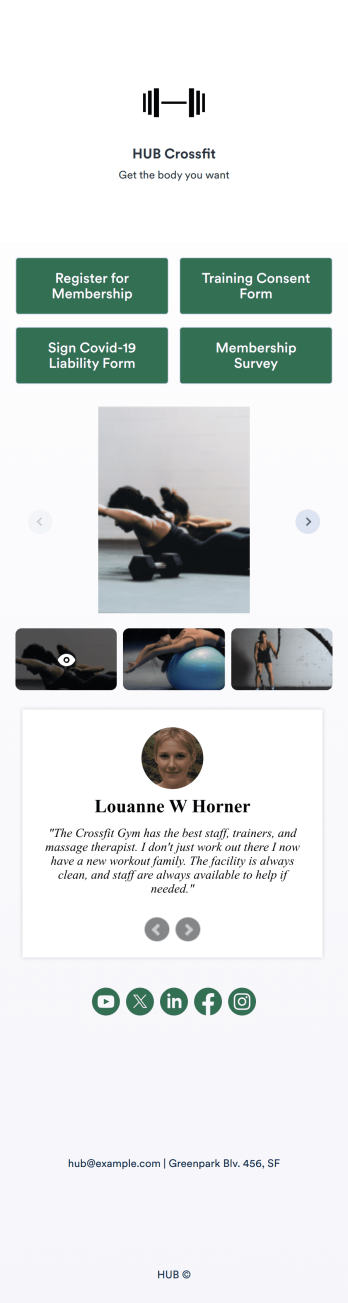 Crossfit Studio Management App Template
