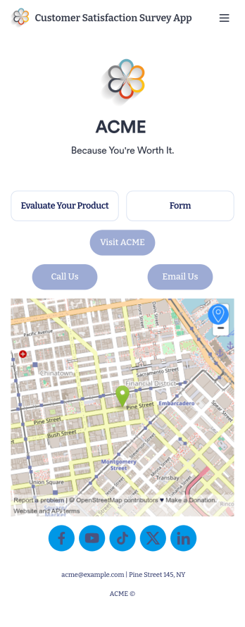Customer Satisfaction Survey App Template