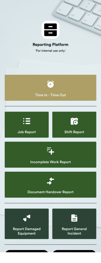 Daily Report App Template