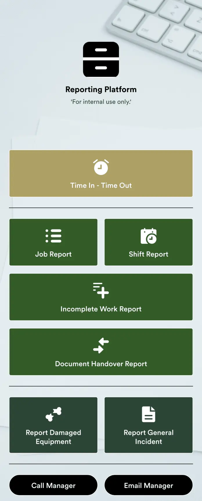 Daily Report App