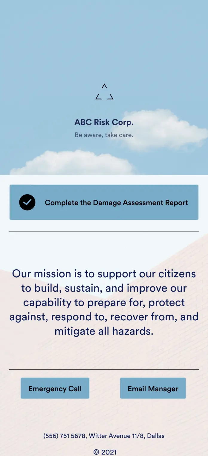 Damage Assessment App