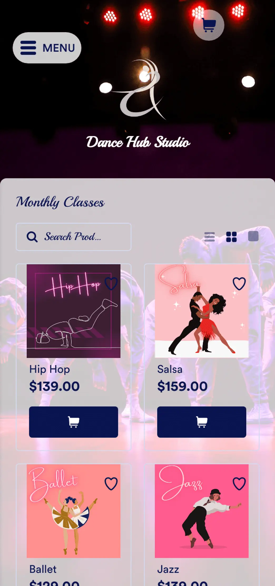 Dance Class App