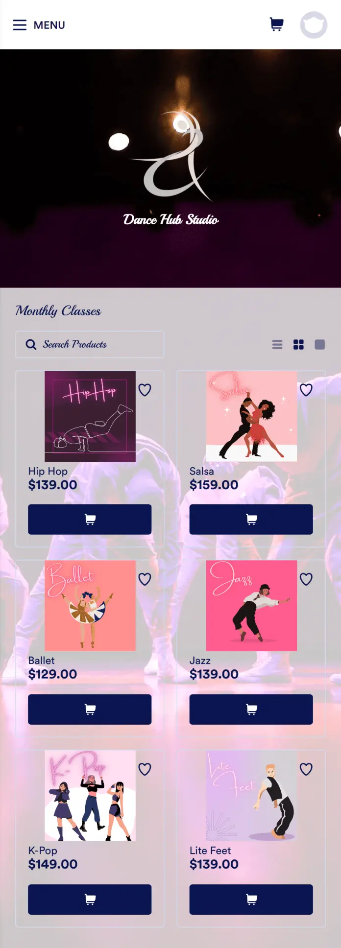 Dance Class App