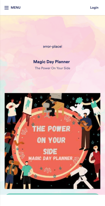 Day Planner App Template