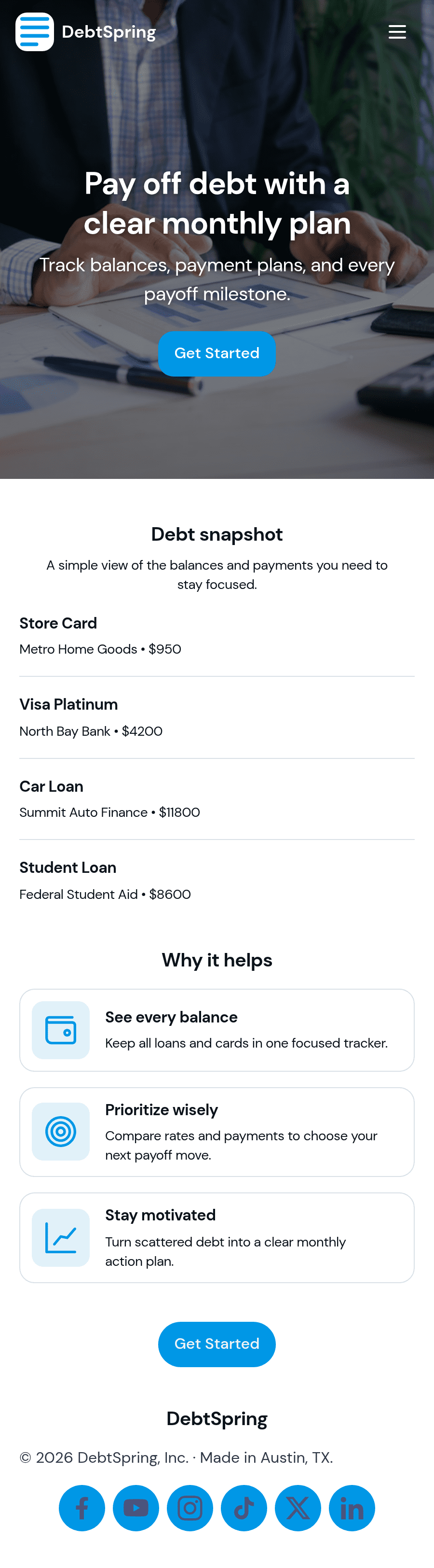 Debt Payoff Tracker App Template | Jotform
