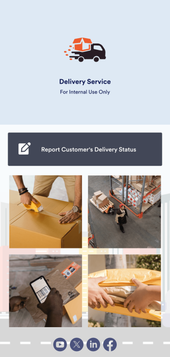 Delivery Schedule App Template