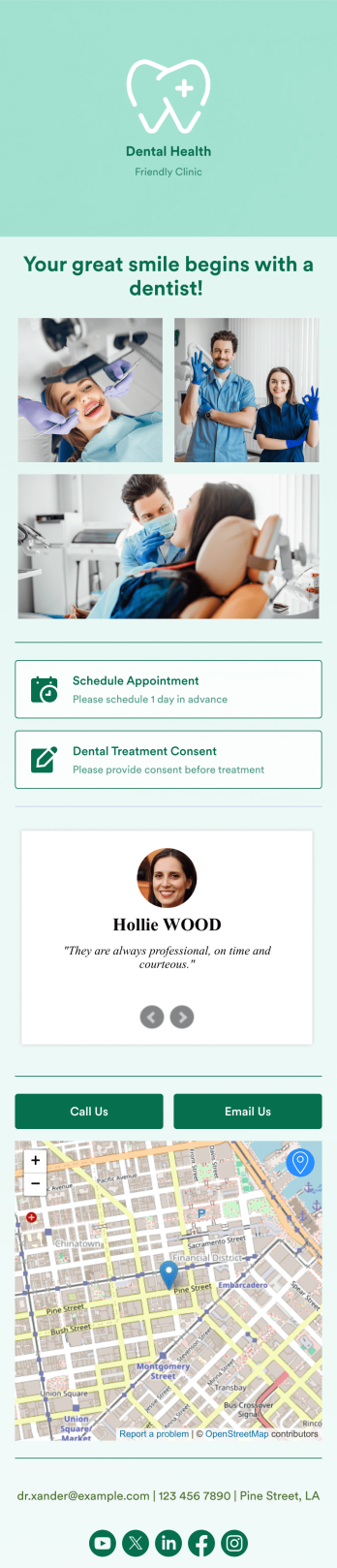 Dentist App Template
