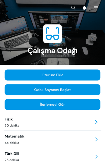 Ders Odaklanma Uygulama Șablonu