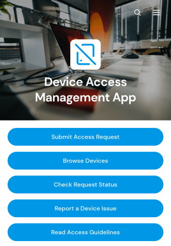 Device Access Management App Template