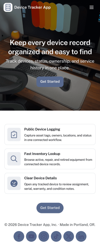 Device Tracker App Template