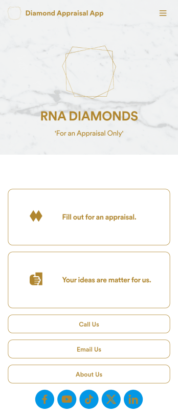 Diamond Appraisal App Template
