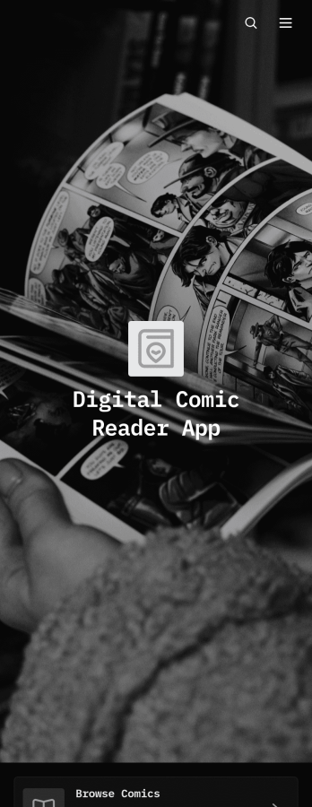 Digital Comic Reader App Template