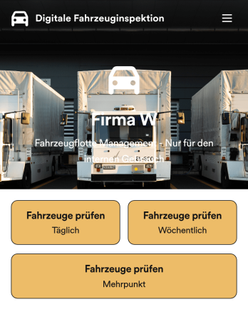 Digitale Fahrzeuginspektion App