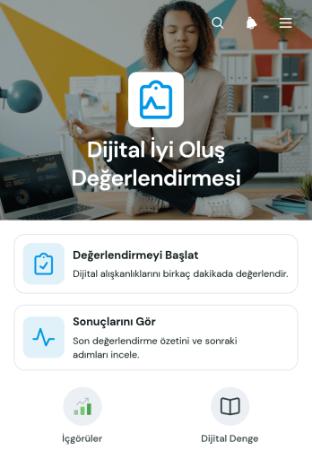 Dijital İyi Oluş Değerlendirme Uygulama Șablonu