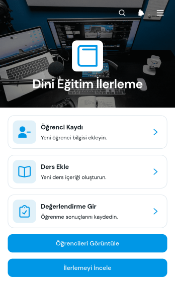 Din Eğitimi İlerleme Uygulama Șablonu