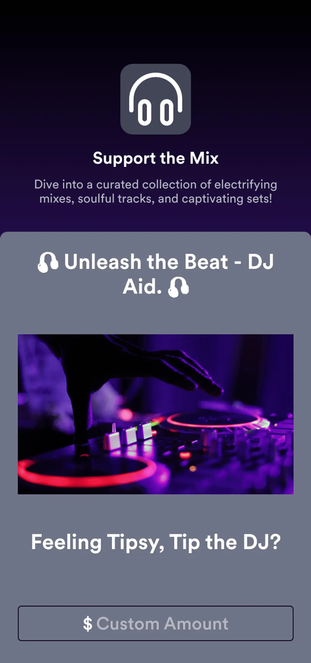 DJ Tip App