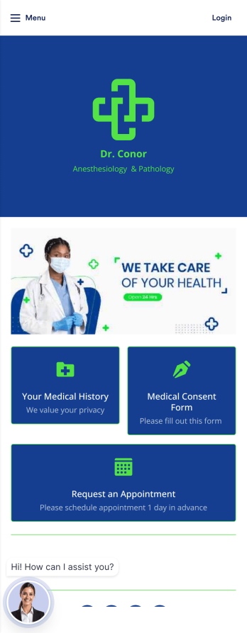 Doctor Appointment App Template