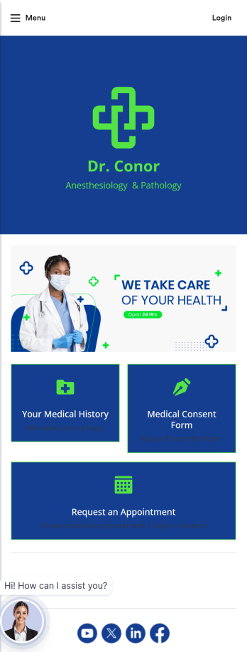 Doctor Appointment App Template