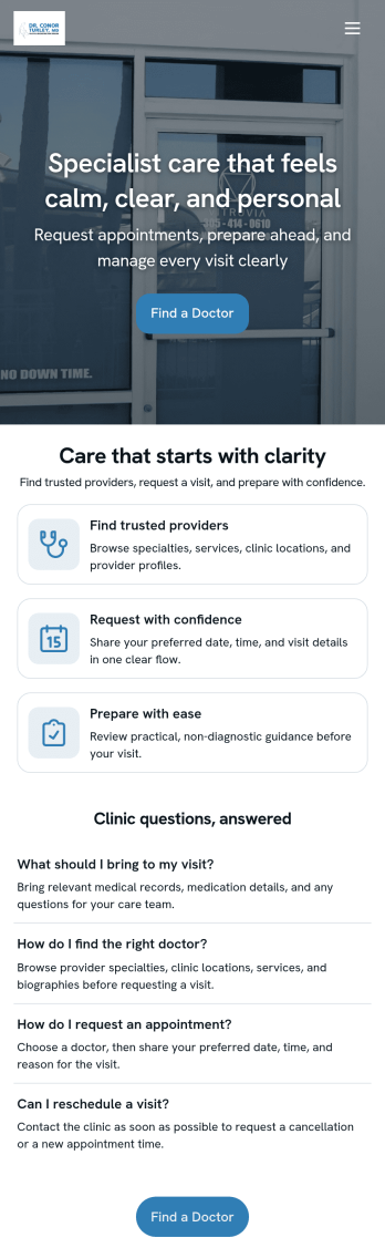 Doctor Appointment App Template