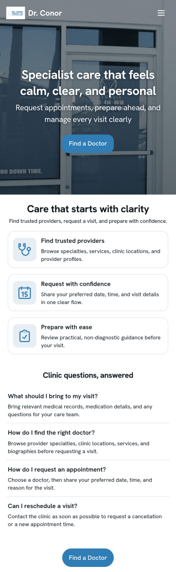 Doctor Appointment App Template