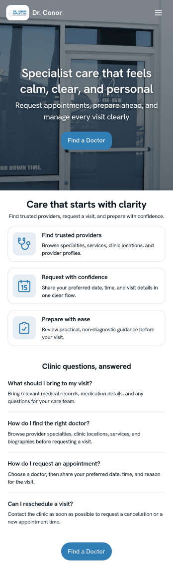 Doctor Appointment App Template
