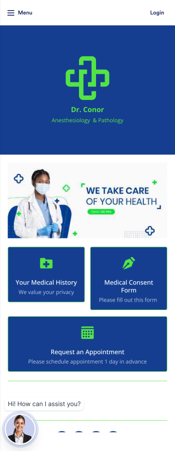 Doctor Appointment App Template