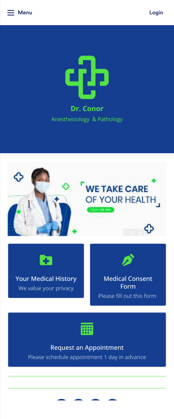 Doctor Appointment App Template