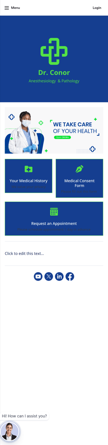 Doctor Appointment App Template