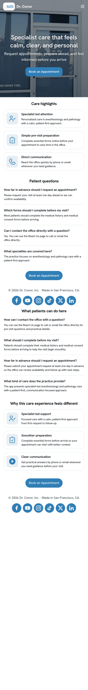 Doctor Appointment App Template