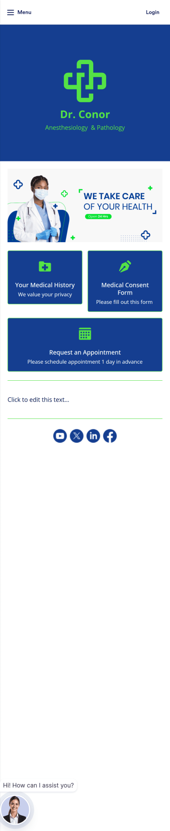 Doctor Appointment App Template