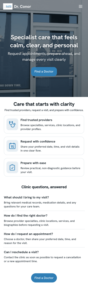 Doctor Appointment App Template