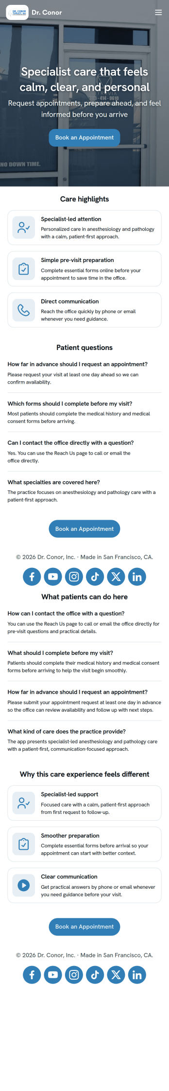 Doctor Appointment App Template