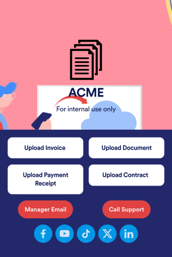 Document Upload App Template