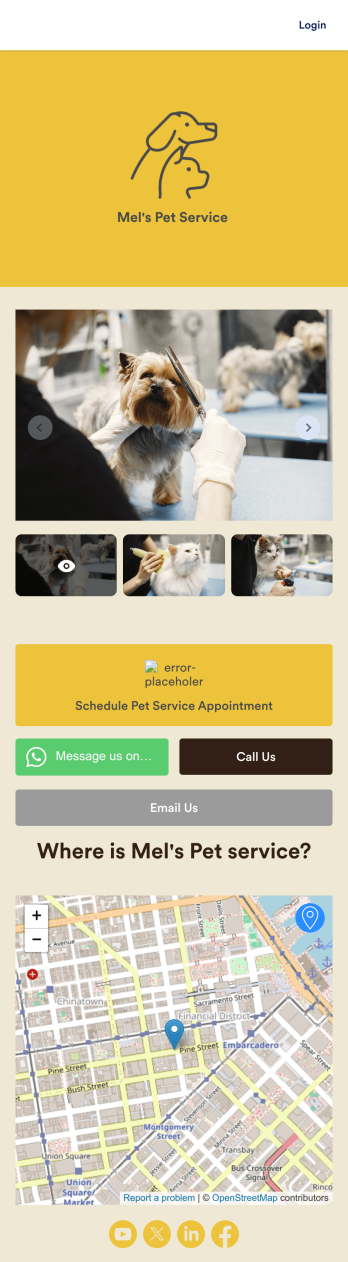 Dog Grooming App Template