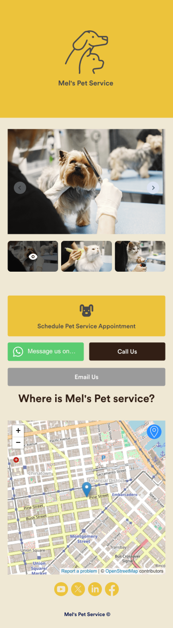 Dog Grooming App Template