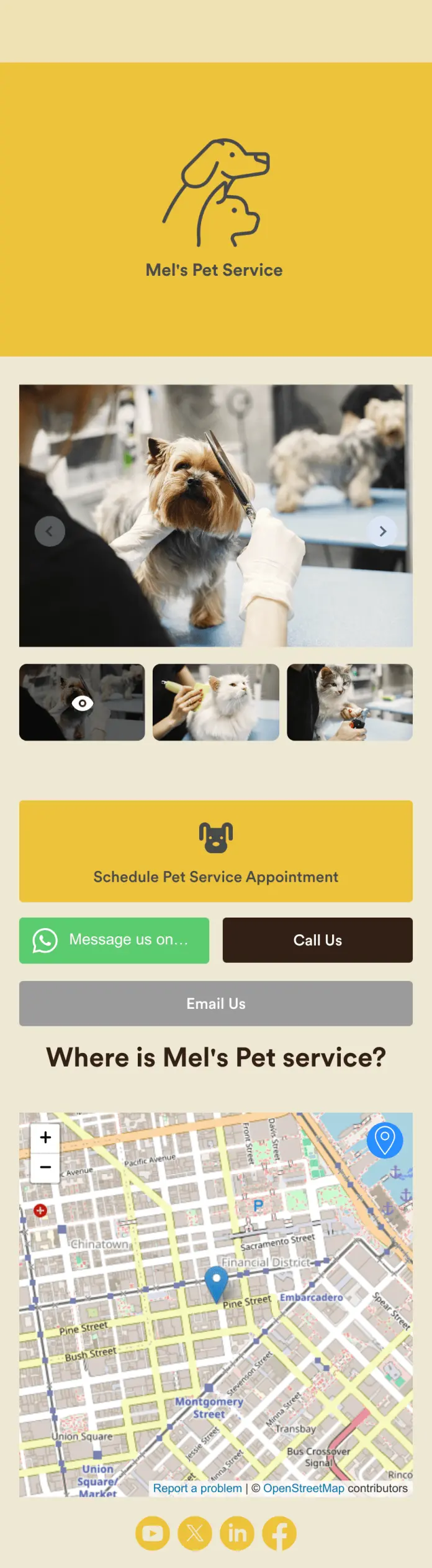 Dog Grooming App