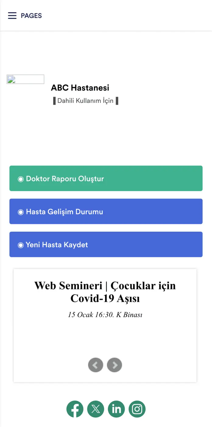 Doktor Raporu Uygulaması