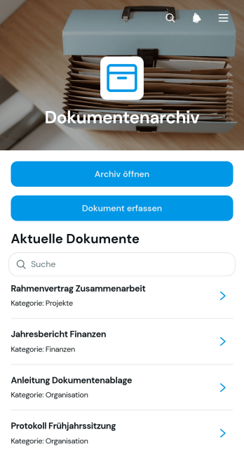 Dokumentenarchiv-App