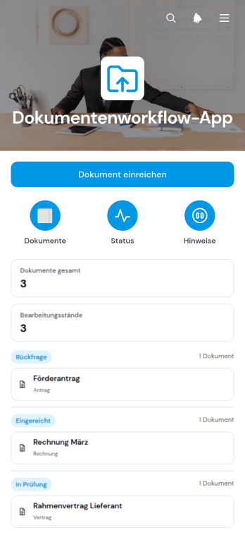 Dokumentenworkflow-App