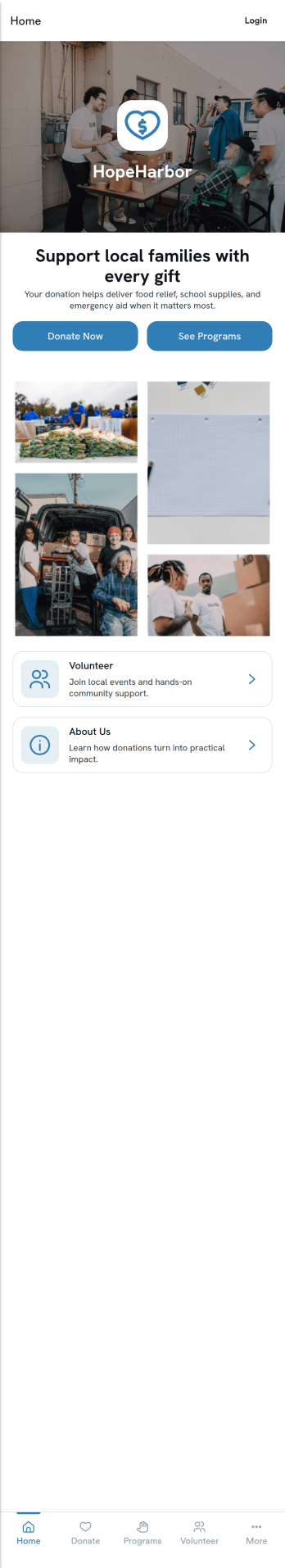 Donate to Charity App Template