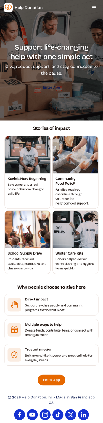 Donation App Template